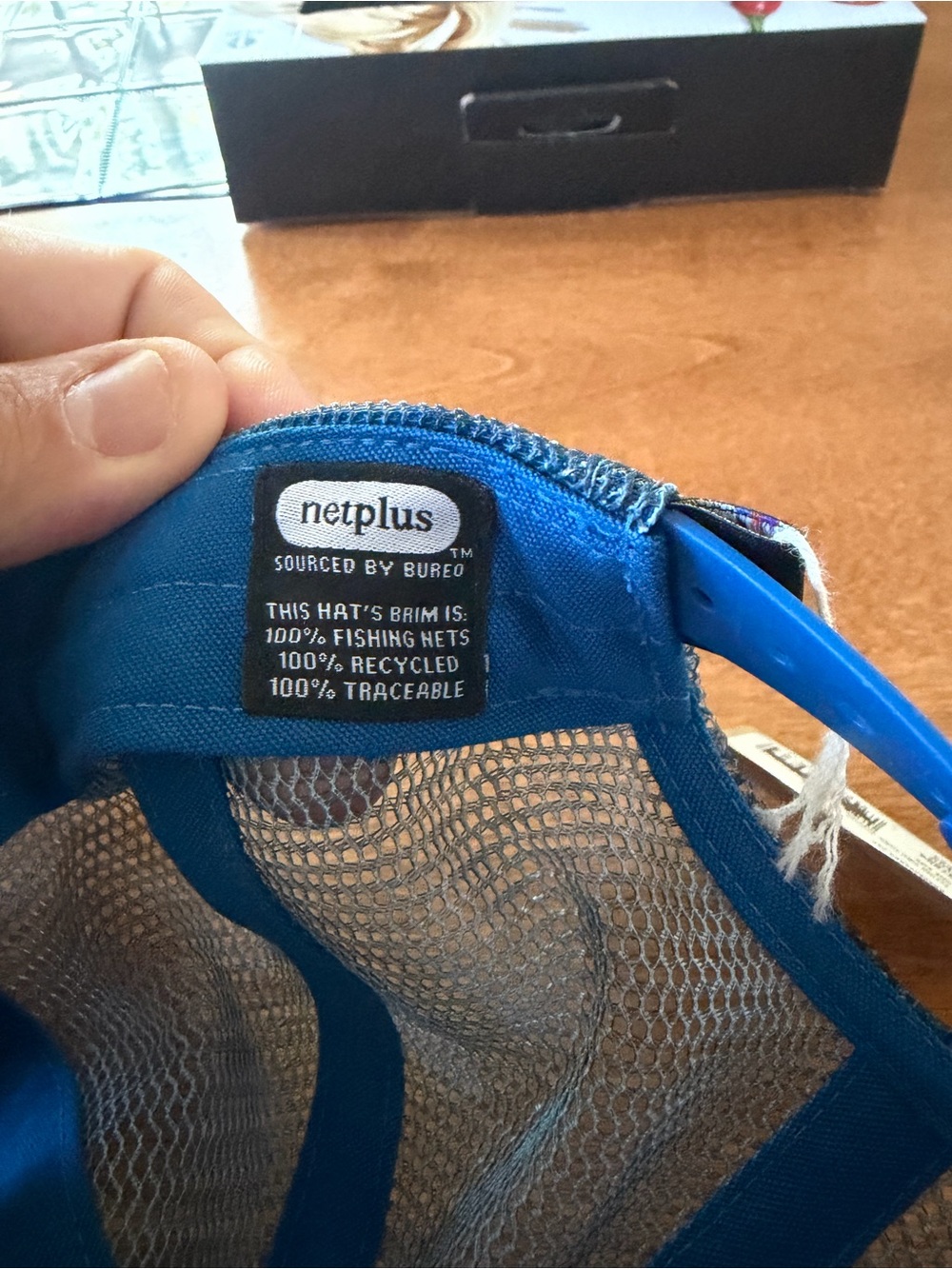 Patagonia Mesh Trucker Hat - Blue - Picture 4 of 8